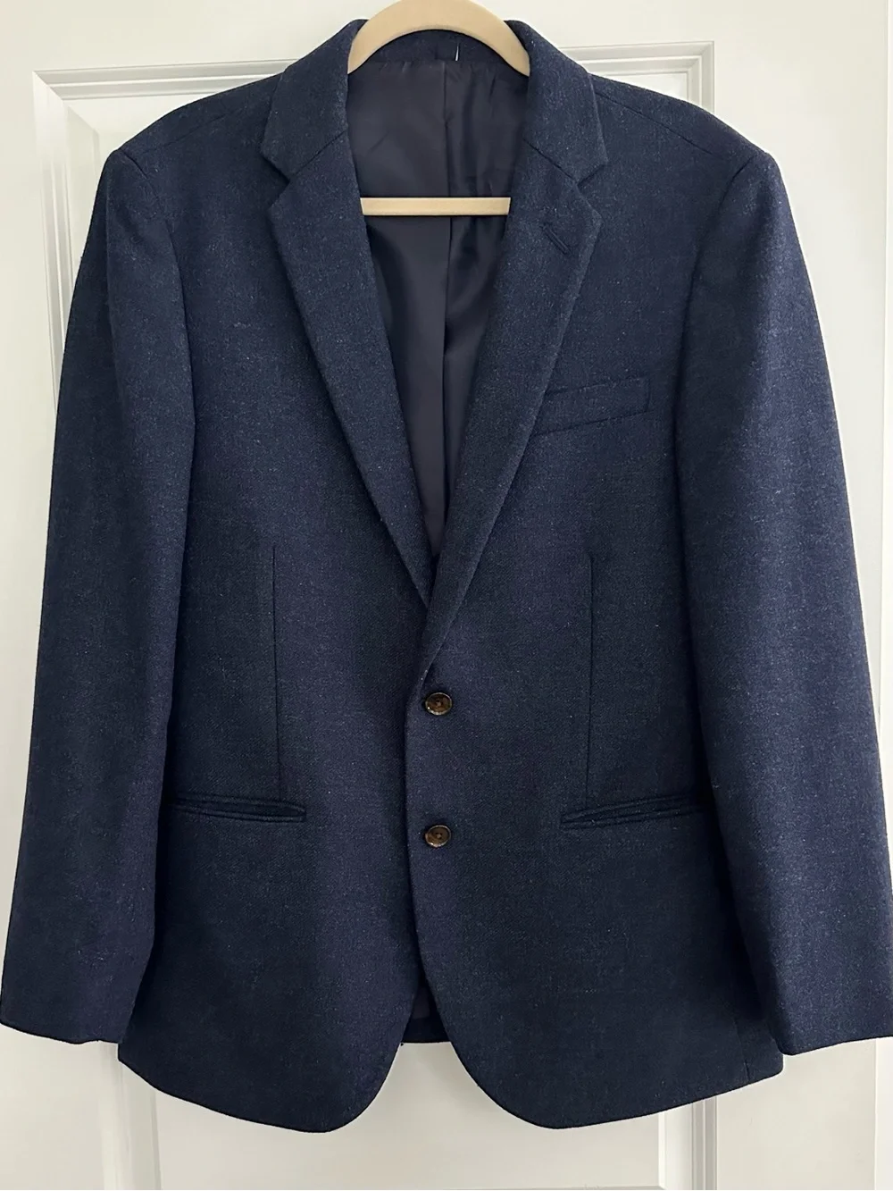 J. Crew Wool Thompson Blazer in Navy Blue - Fall / Office / Tailored